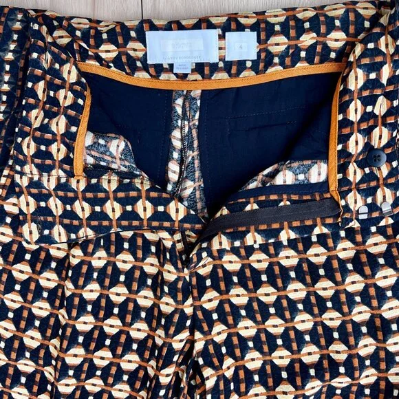 Anthropologie Ett Twa Metzner Wide-Leg Trousers Size 4/Lady of Leisure Aesthetic - Picture 5 of 16